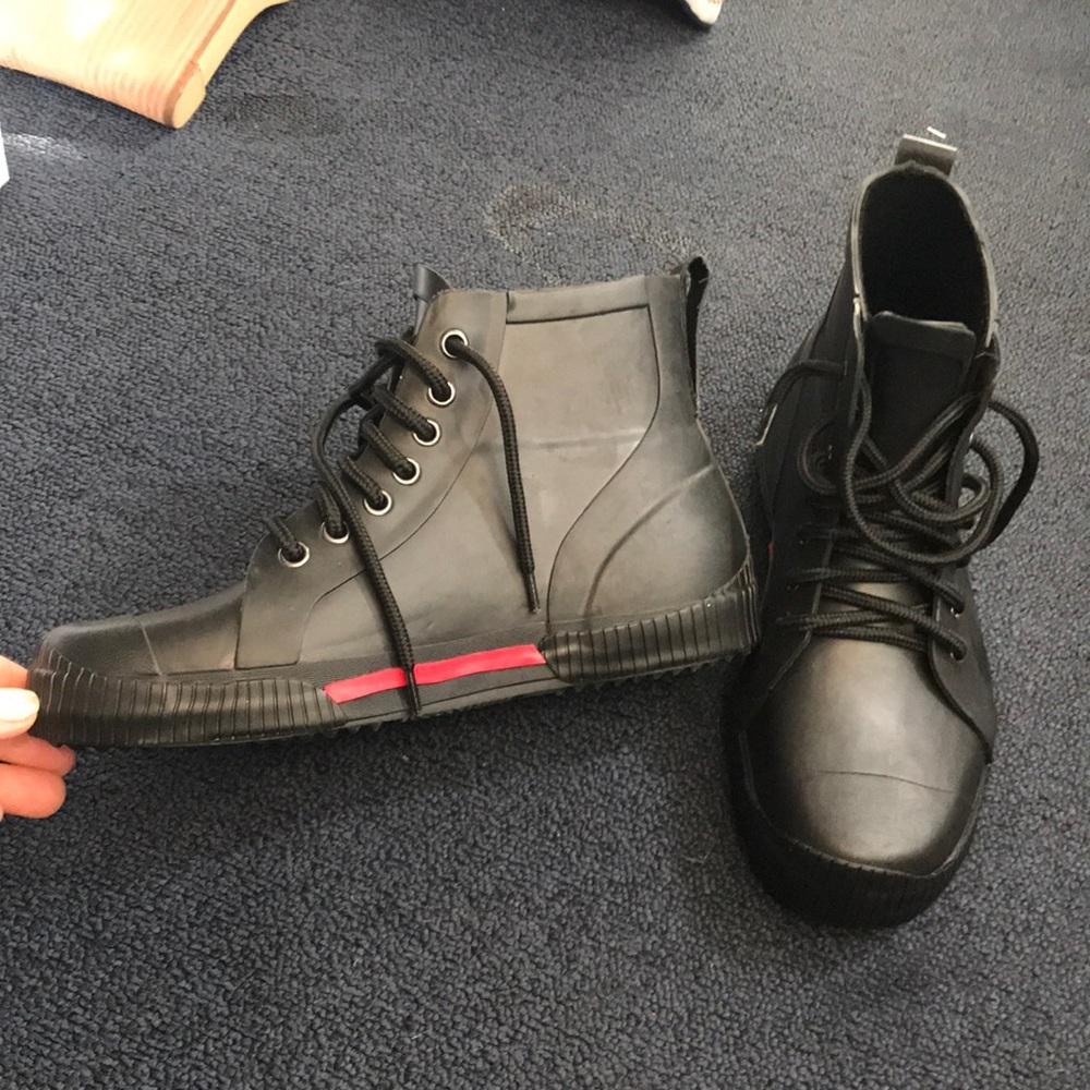 rain boot sneaker size 5 size 7 converse inspired
